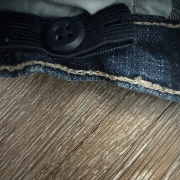 Baby Gap 2T Gapple Gap Apple Embroidered Jeans Y2K Fall Apple Picking - Picture 3 of 4